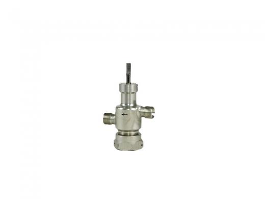 High pressure seal stop valve